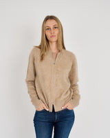 SASHA BRUSHED CASHMERE BOMBER