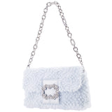 FALCON Air Blue Faux Shearling