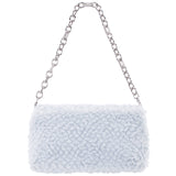 FALCON Air Blue Faux Shearling
