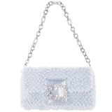 FALCON Air Blue Faux Shearling