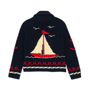 THE SAILBOAT LODGE CARDIGAN