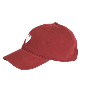 KR Embroidered Heart Hat