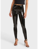 Faux Patent Leather Legging