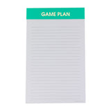 "Game Plan" - Lined Notepad