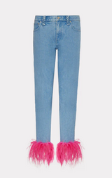 Skinny Gale Feather Jean