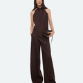 Dbl Pleated Wide Trouser