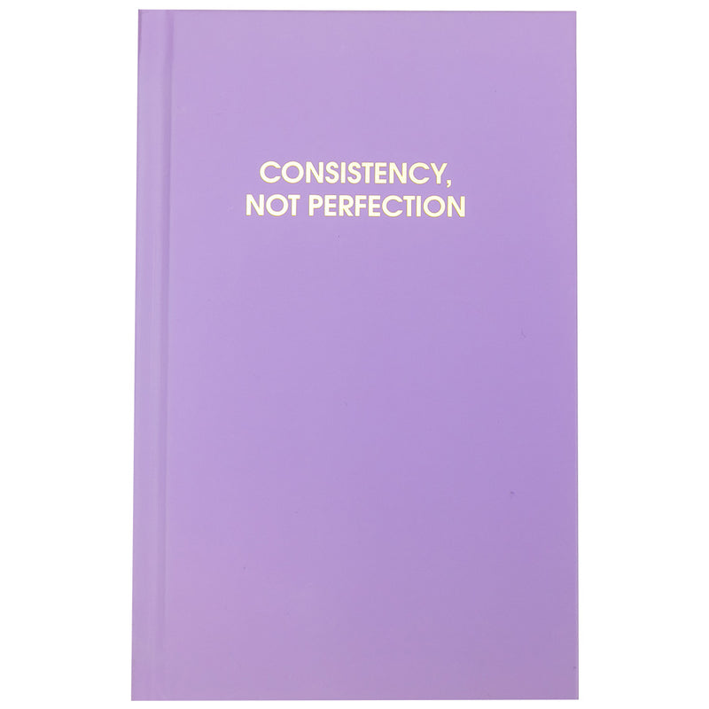 "Consistency Not Perfection" Lilac Journal