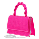 Kasper Twisted Handle Crystal Sachel