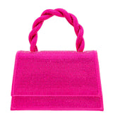 Kasper Twisted Handle Crystal Sachel