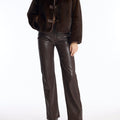 Cropped Fur Jacket