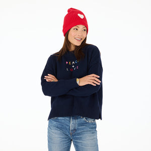 Boyfriend Peace & Love Sweater