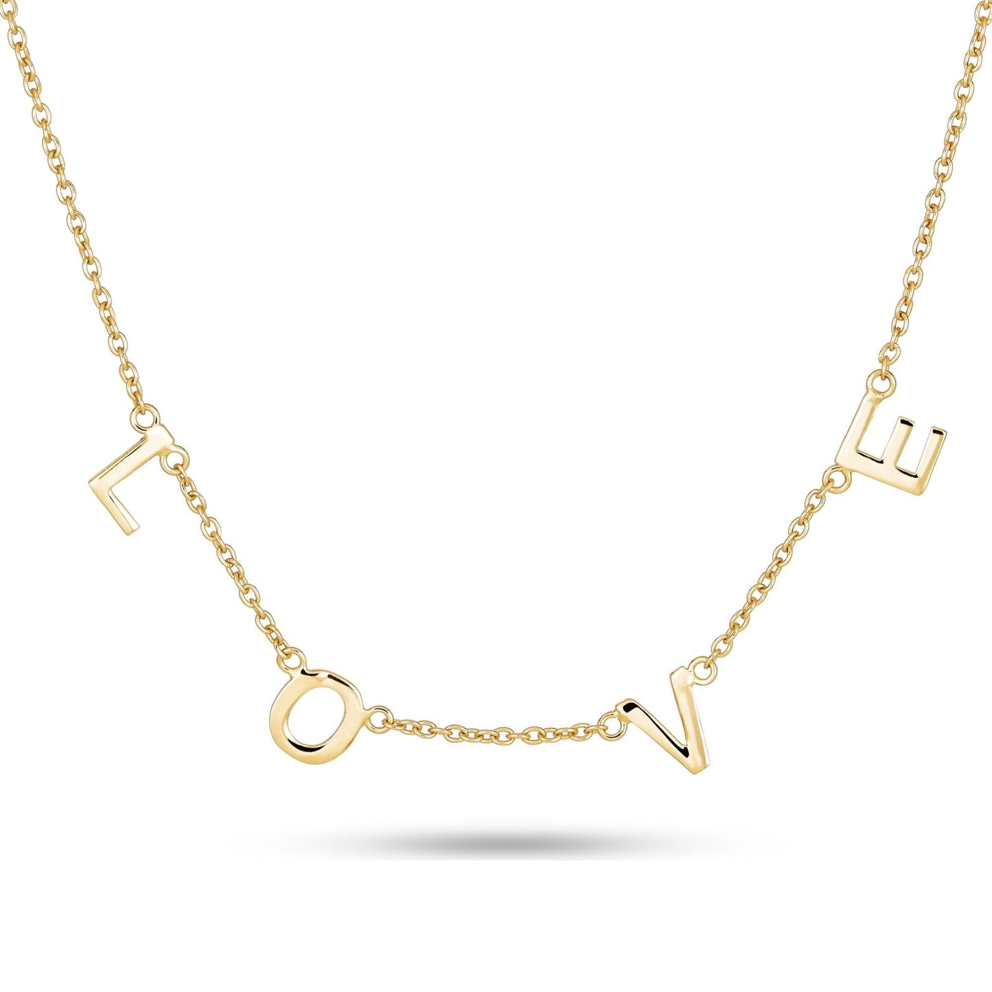 Gold Vermeil LOVE Necklace