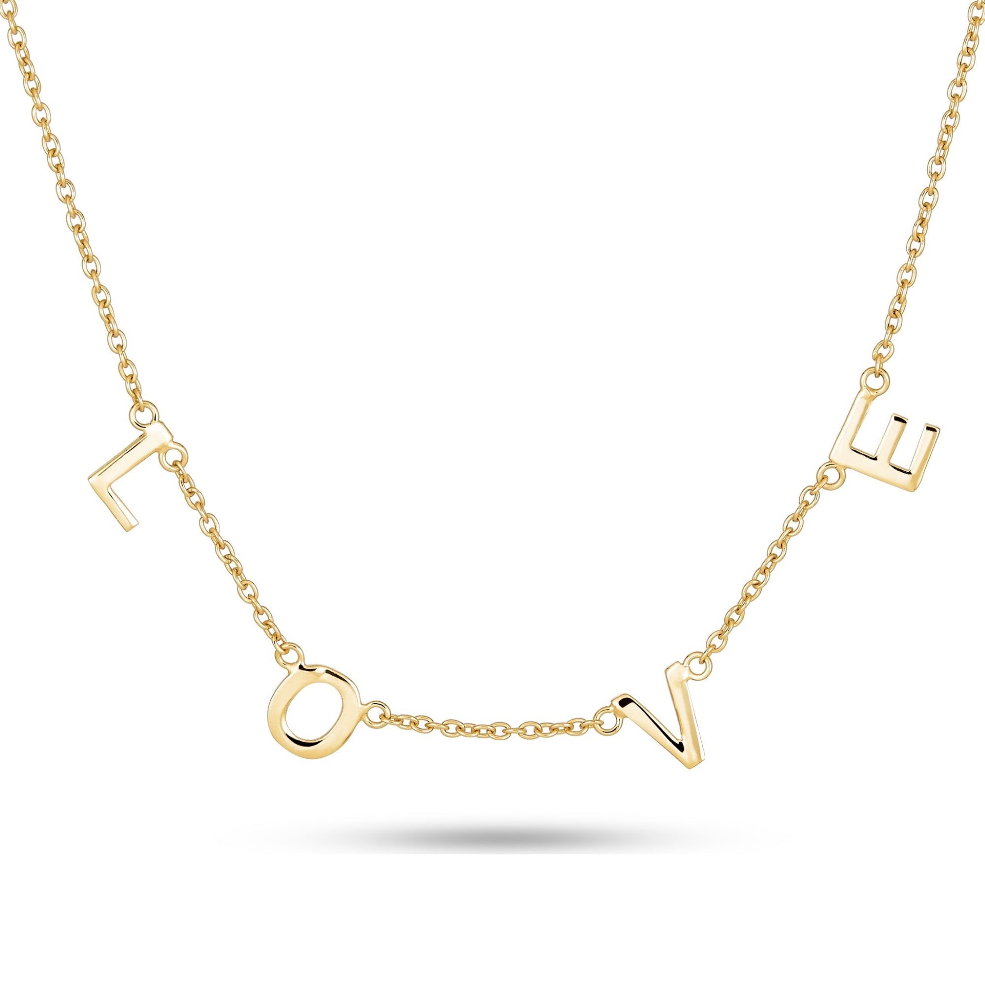 Gold Vermeil LOVE Necklace