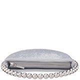 LOVEY Silver Sequin Circle Bag