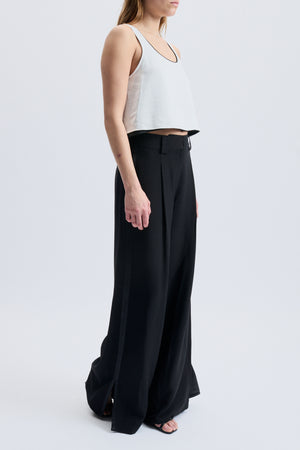 Neve Tuxedo High-Waisted Pant