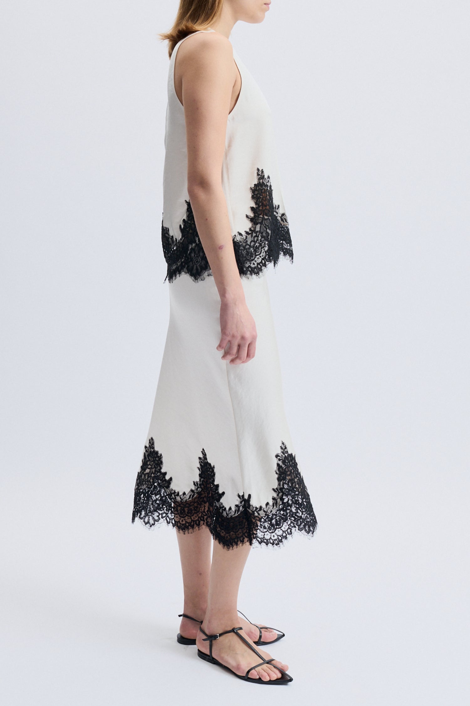 Bellamy Sleeveless Lace Trim Top