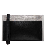 Divine - Black Reflective Suedette/Crystals