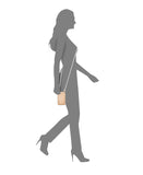 MINTY Gold Crystal Encrusted Crossbody Cellphone Bag