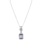 Ziva Necklace - Rhodium White