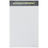 "Nothing is Impossible" - Lined Notepad