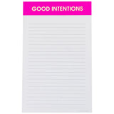"Good Intentions" Fuschia - Lined Notepad