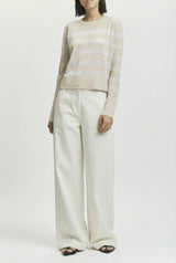 Odette Striped Knit Sweater