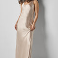 Satin Maxi Dress