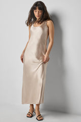 Satin Maxi Dress