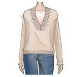 Luxury Love Ribbed Neck Pullover