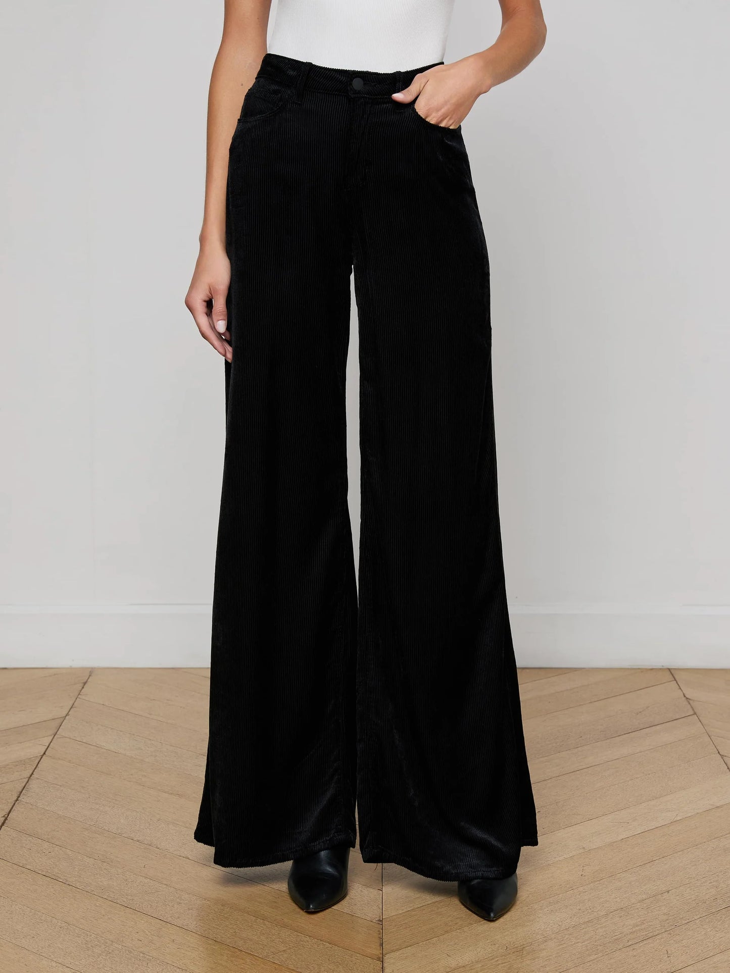 Quincy Wide-Leg Corduroy Jeans