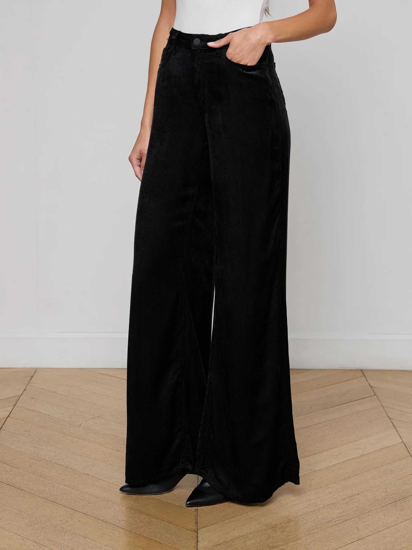 Quincy Wide-Leg Corduroy Jeans