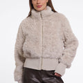 Knitted Zip Cardigan