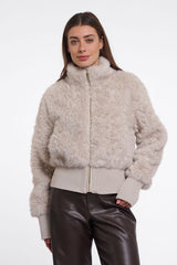 Knitted Zip Cardigan