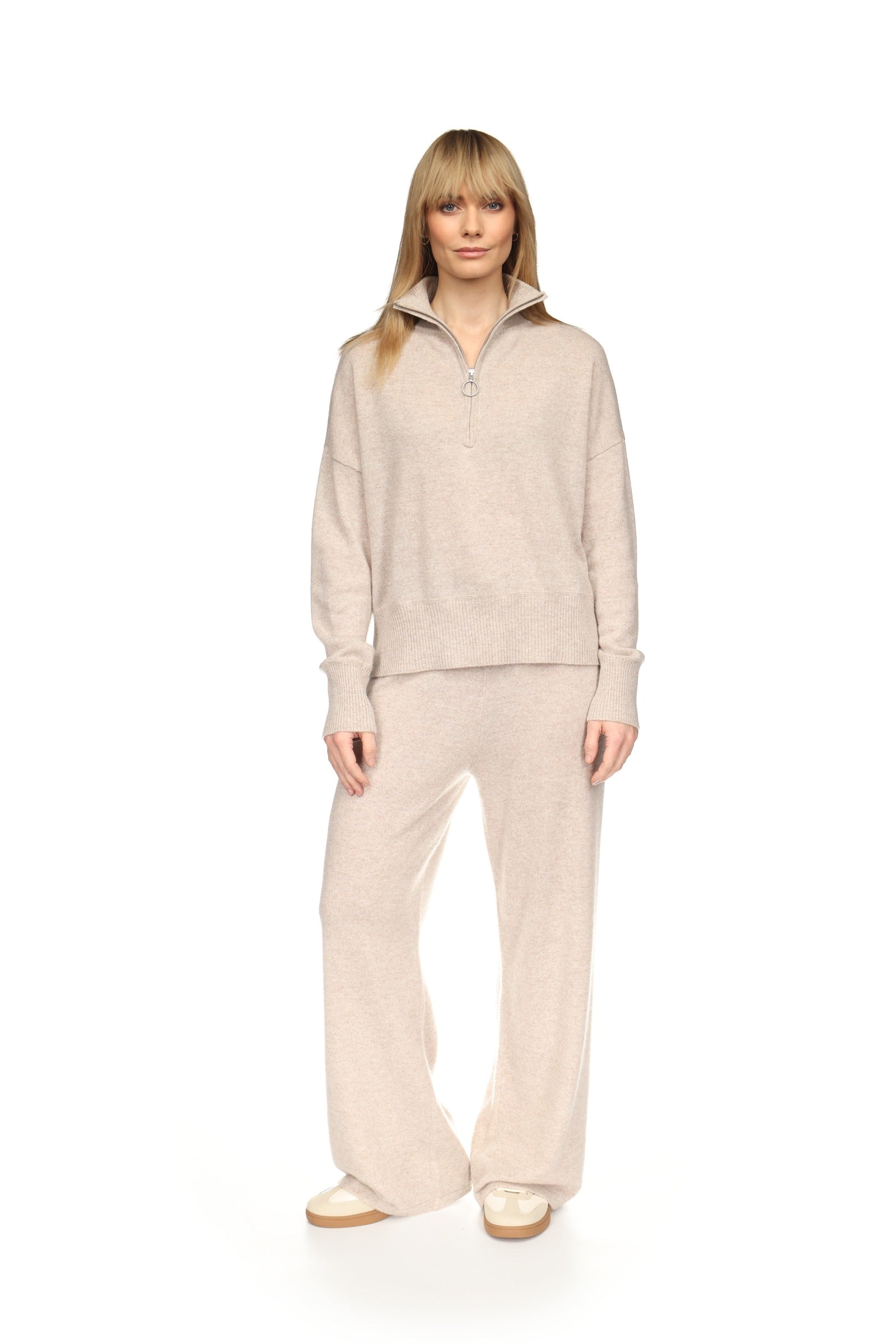 BRYANNA TRIM HALF ZIP