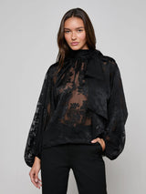 Rhett Burnout Satin Blouse