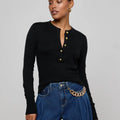 Ronda Knit Henley Top