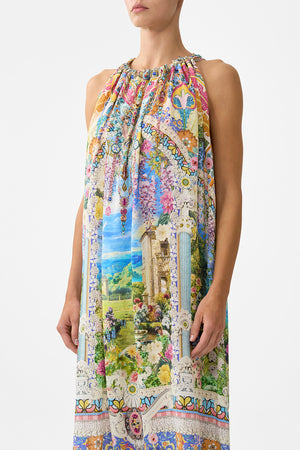 DRAWSTRING DRESS