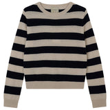 Cashmere Stripe Crew