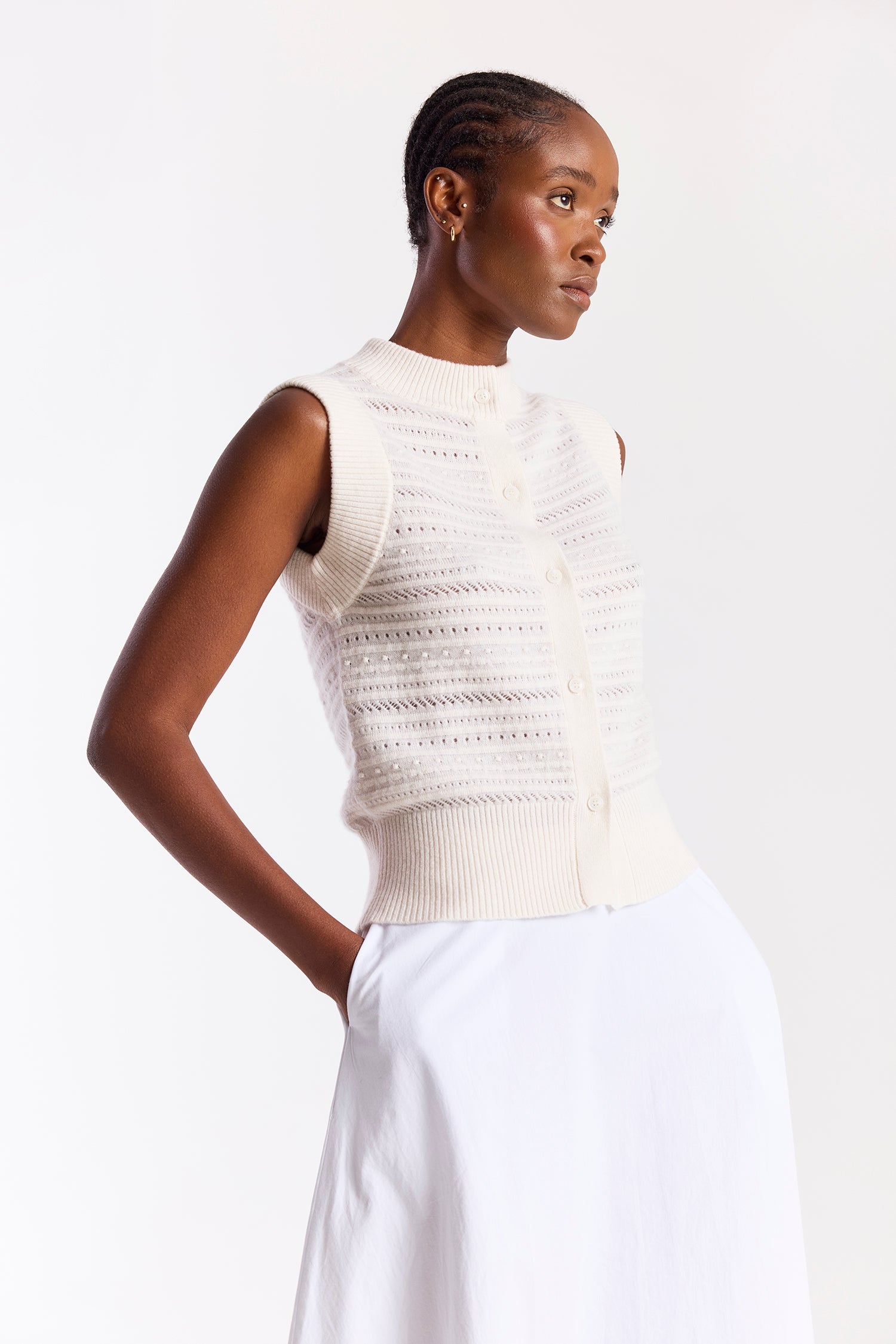 TEXTURED TAYLOR TANK