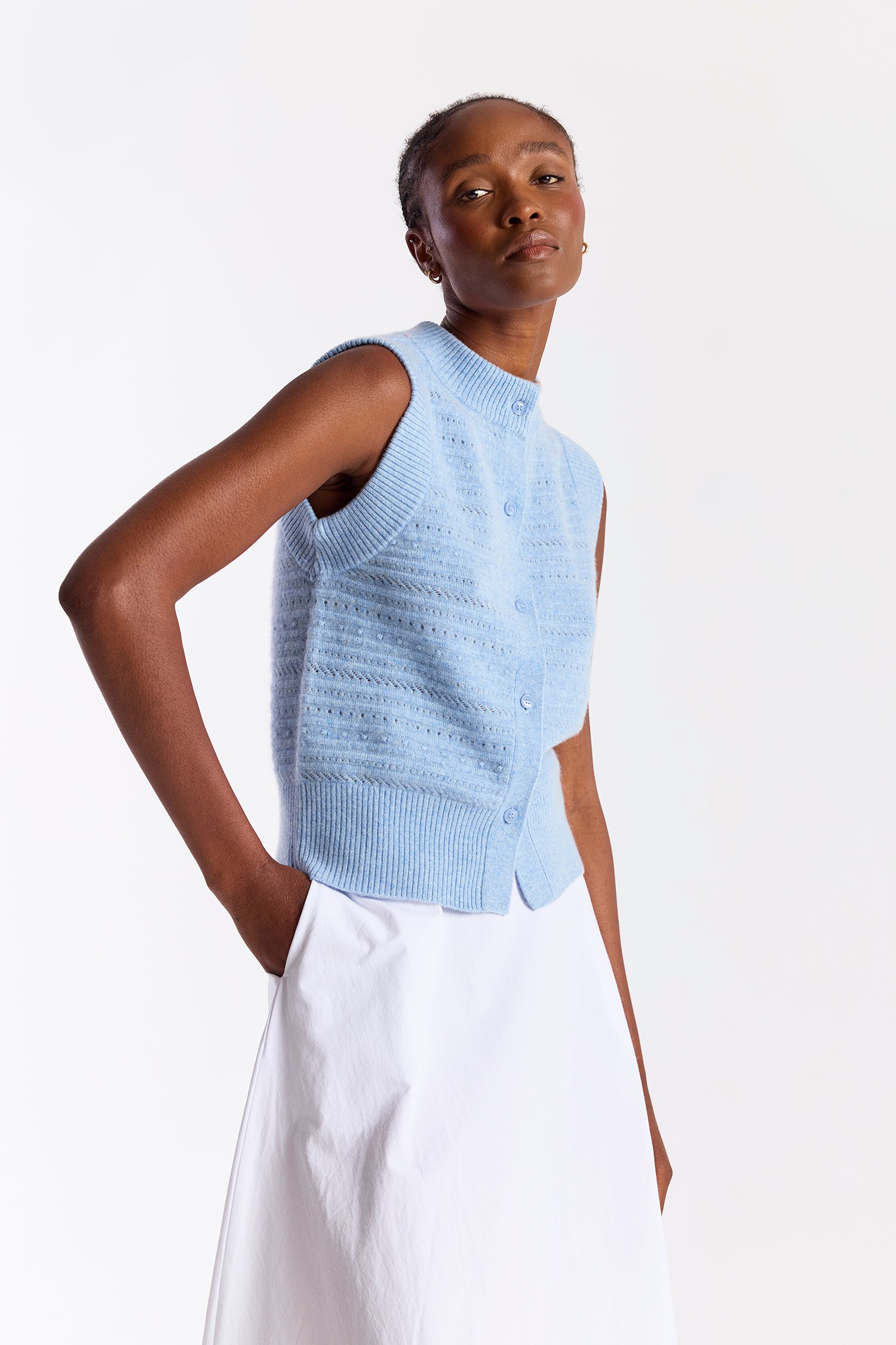 TEXTURED TAYLOR TANK