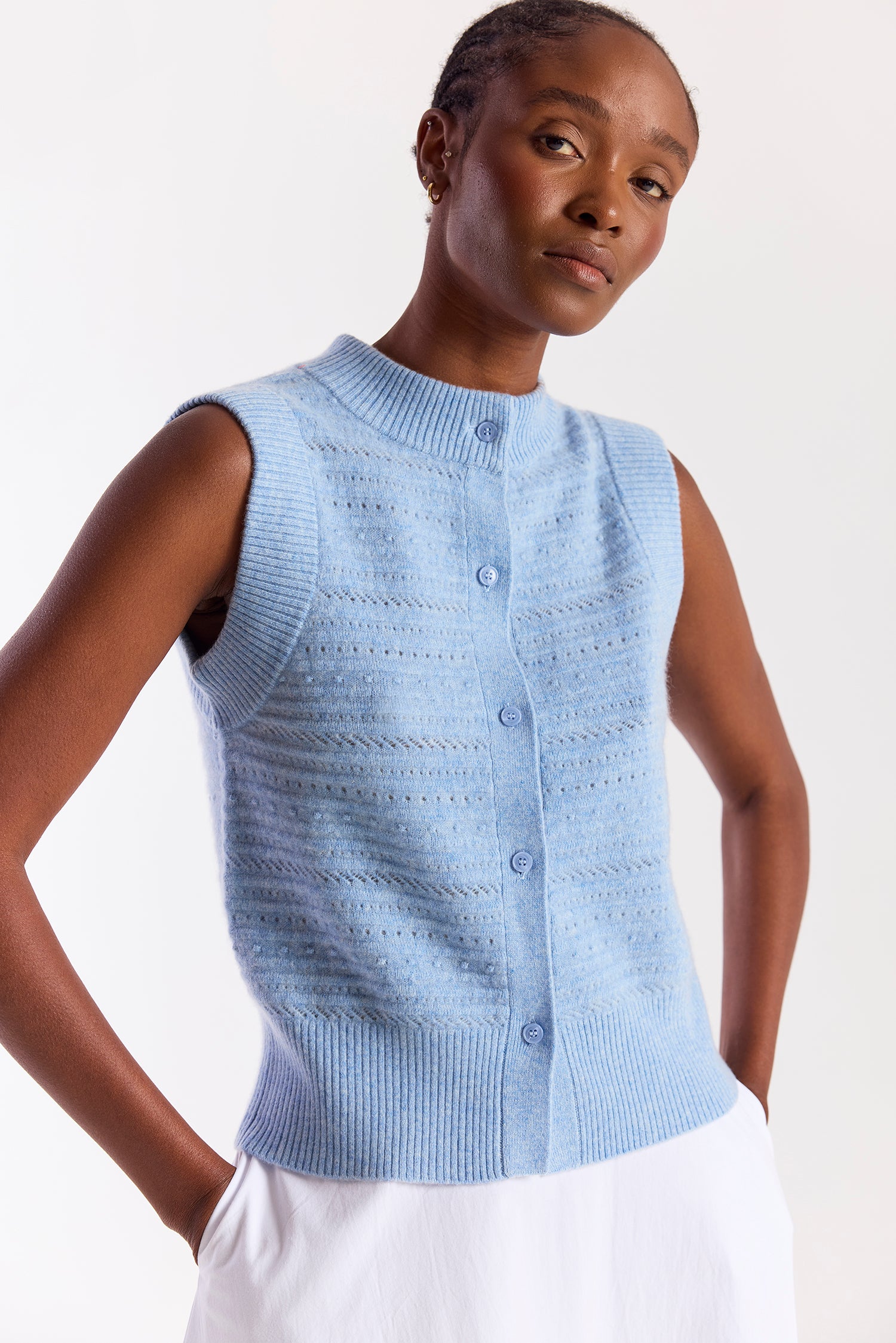 TEXTURED TAYLOR TANK