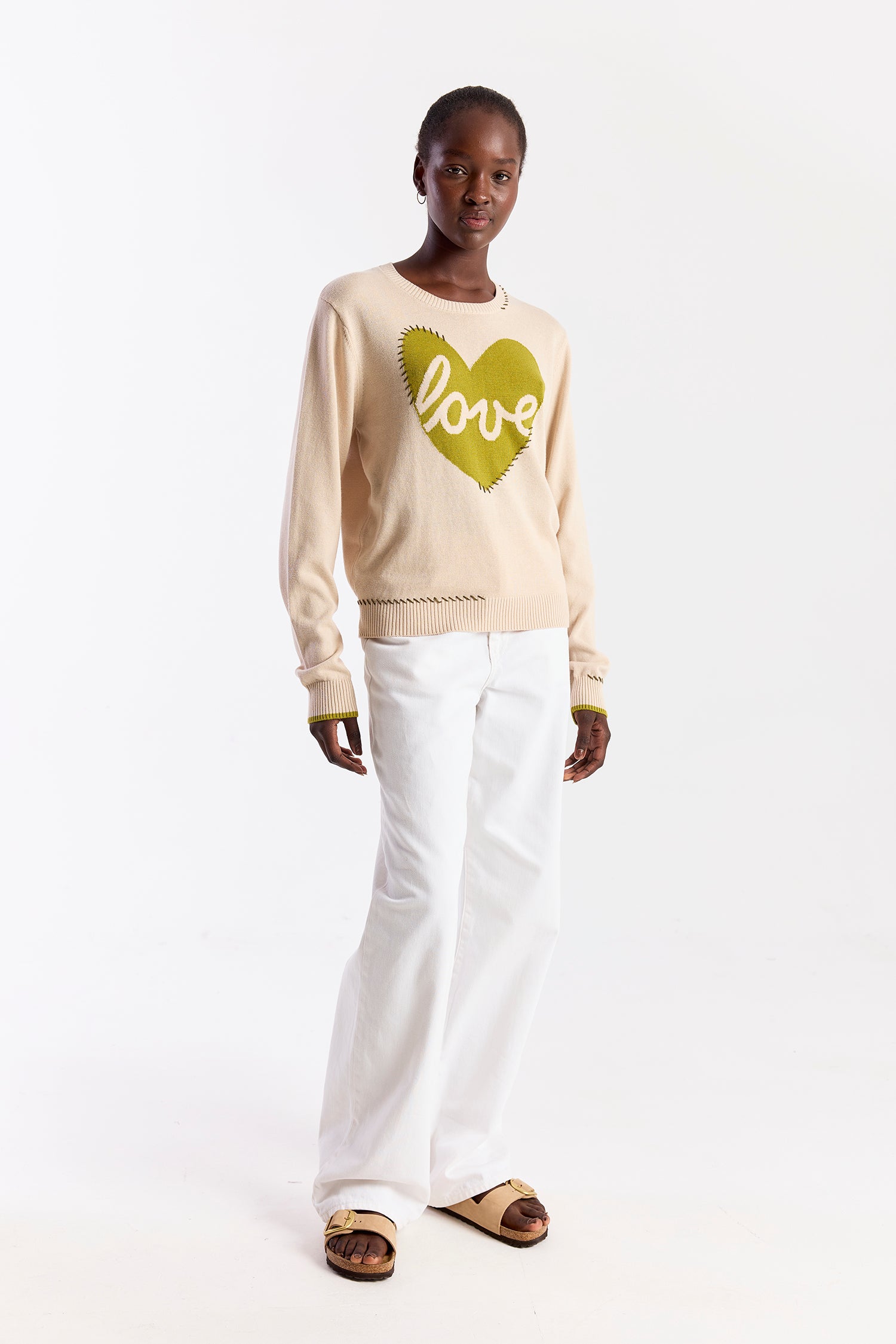 LOVE HEART STITCH CREW