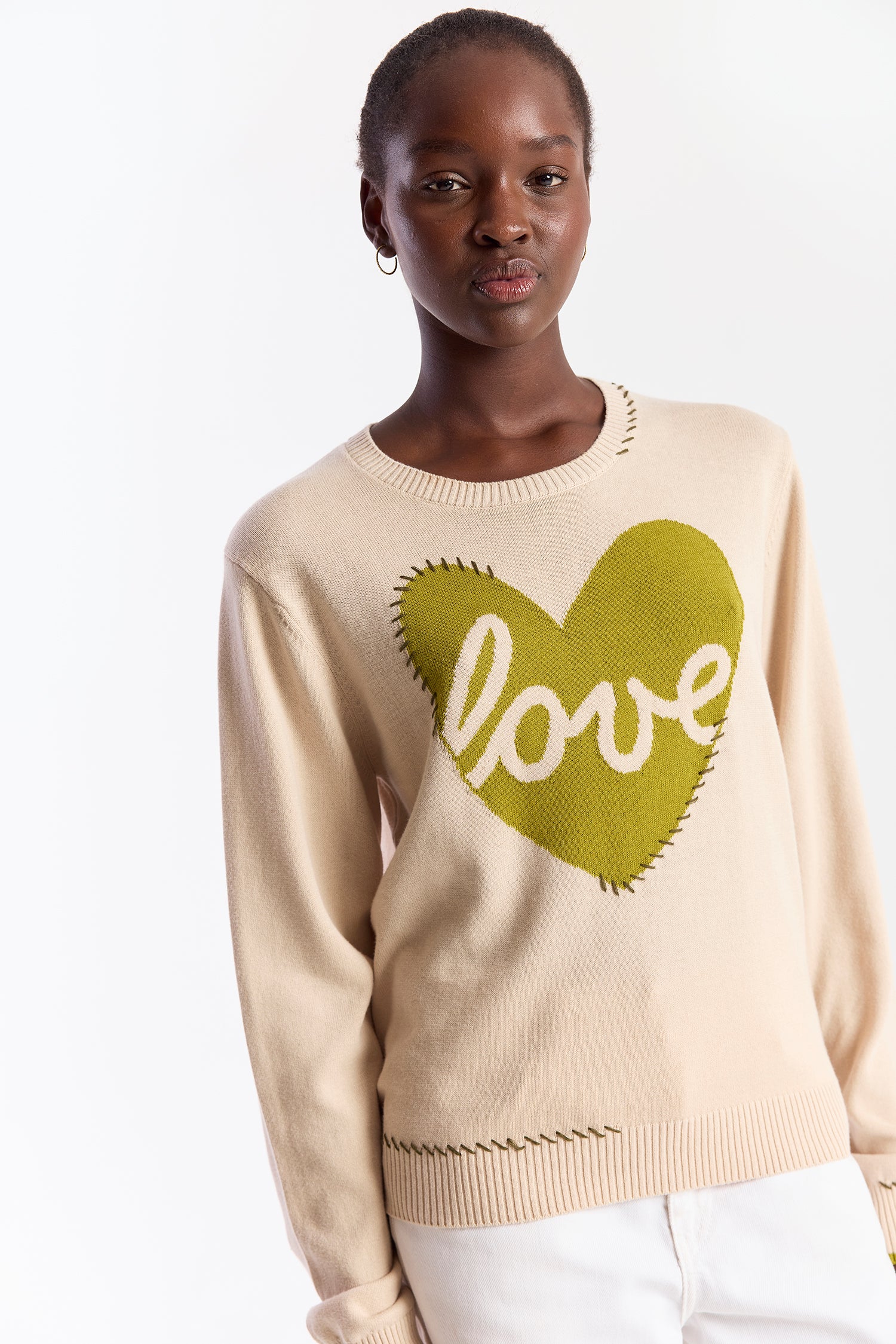 LOVE HEART STITCH CREW