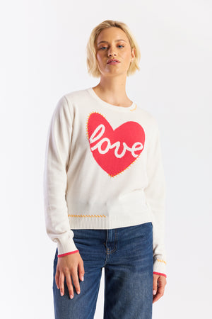 LOVE HEART STITCH CREW