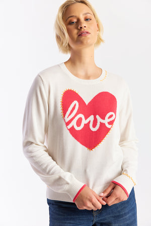 LOVE HEART STITCH CREW