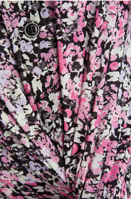 Floral-Print Jersey Polo Shirt