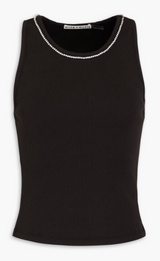 Allen Embellished Neck Tank Top