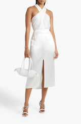 Arvid Twist-front Crepe Top