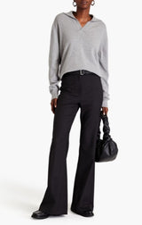 Pinstripe wool pants