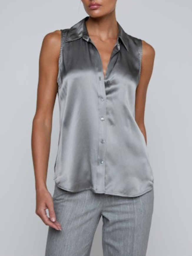 Silk Sleeveless Blouse